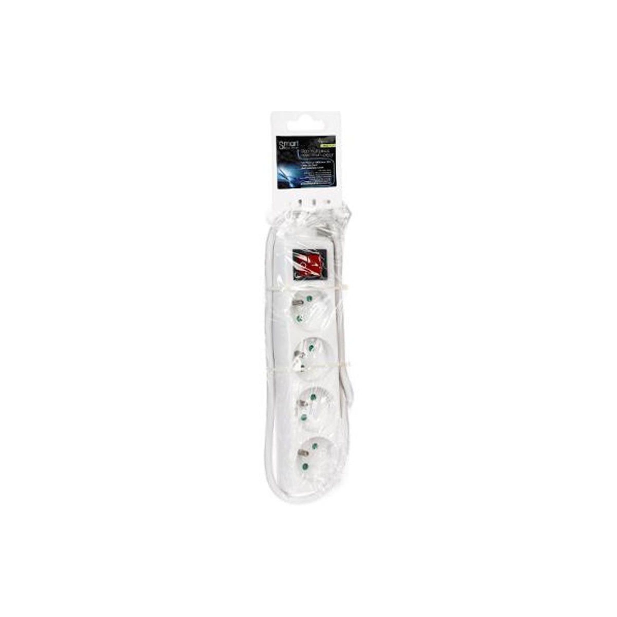 Voir la diapositive 4 : FIVE Bloc multiprise  4 prises  24cm blanc