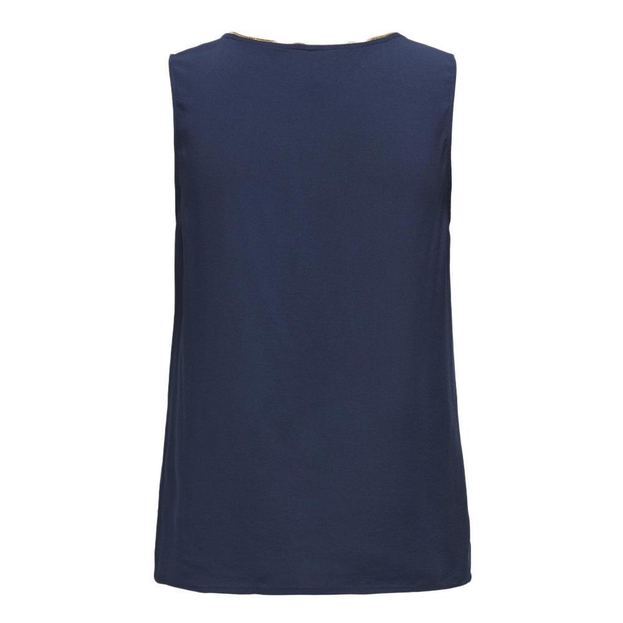 Voir la diapositive 2 : Only T-Shirt Marine/Doré Imprimé Femme Only Onlselina