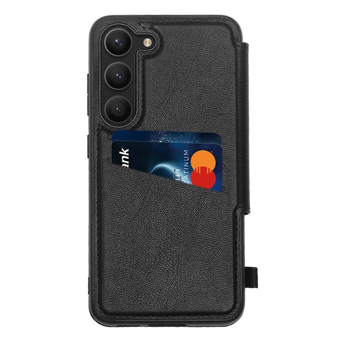 ADEQWAT Etui Samsung s23+ Cuir noir