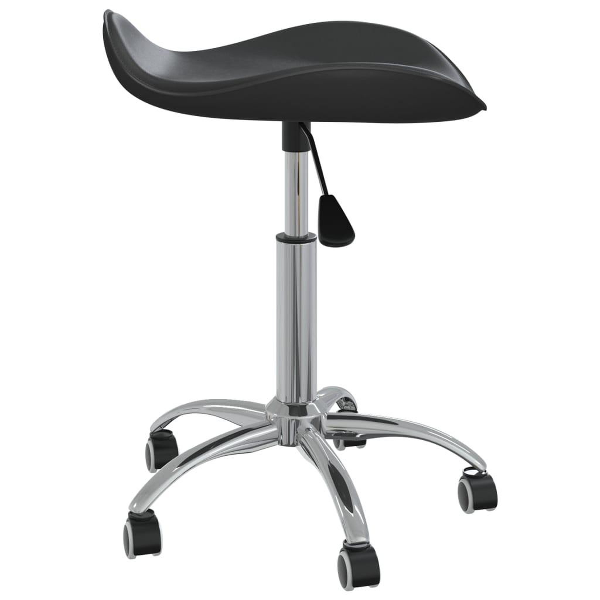 Voir la diapositive 3 : VIDAXL Chaise de bureau Noir Similicuir
