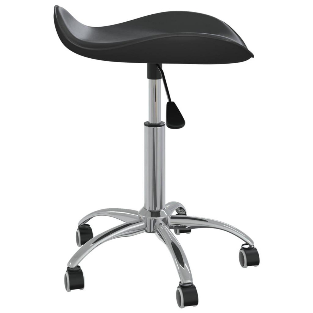 VIDAXL Chaise de bureau Noir Similicuir