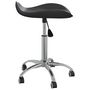 Voir la diapositive 3 : VIDAXL Chaise de bureau Noir Similicuir