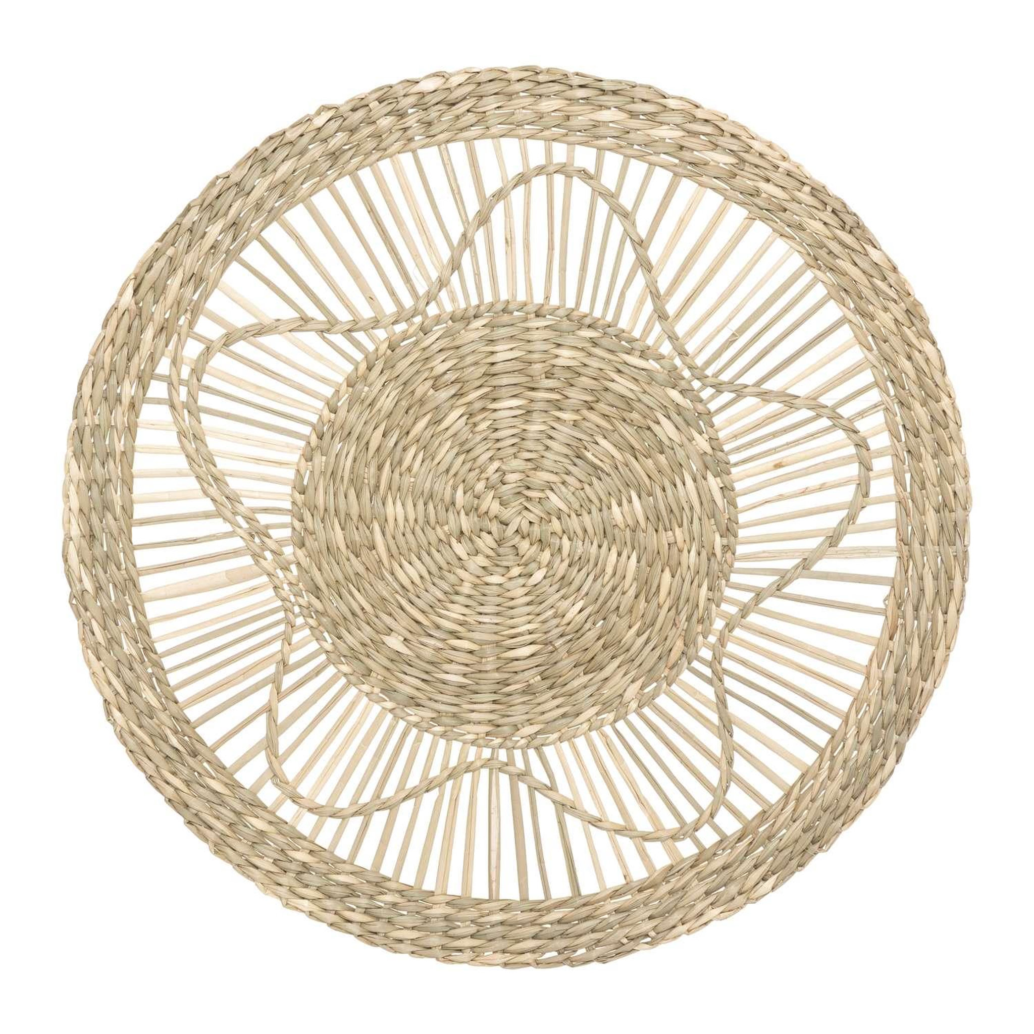 Voir la diapositive 4 : ATMOSPHERA Ensemble de 3 décorations murales en roseau - beige