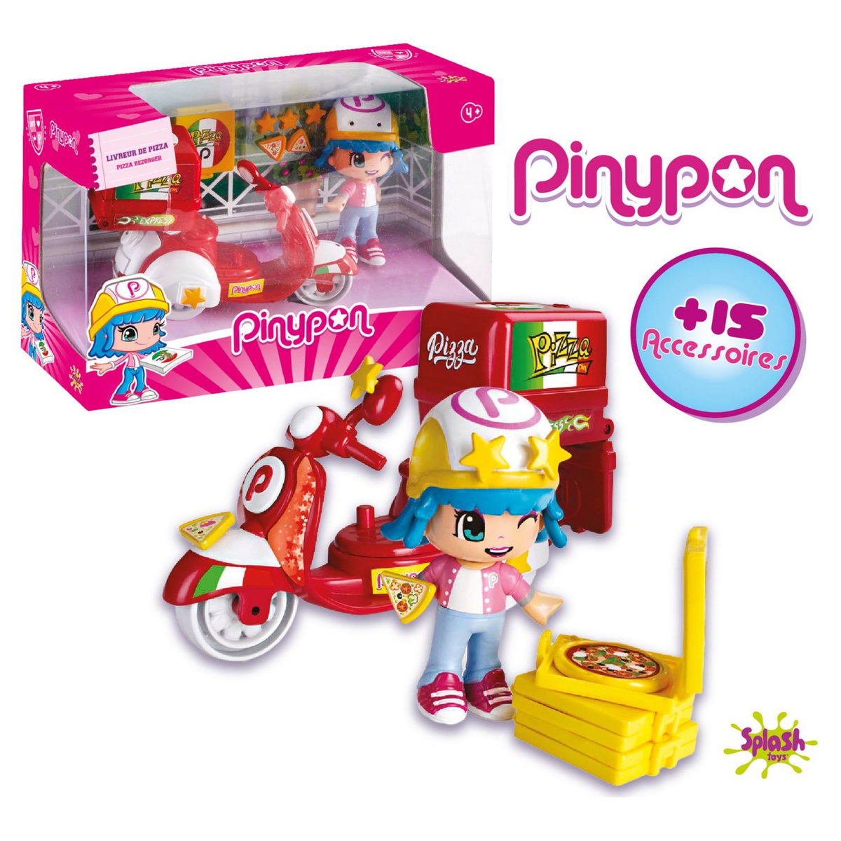 Figurine Pinypon Livreur de Pizza