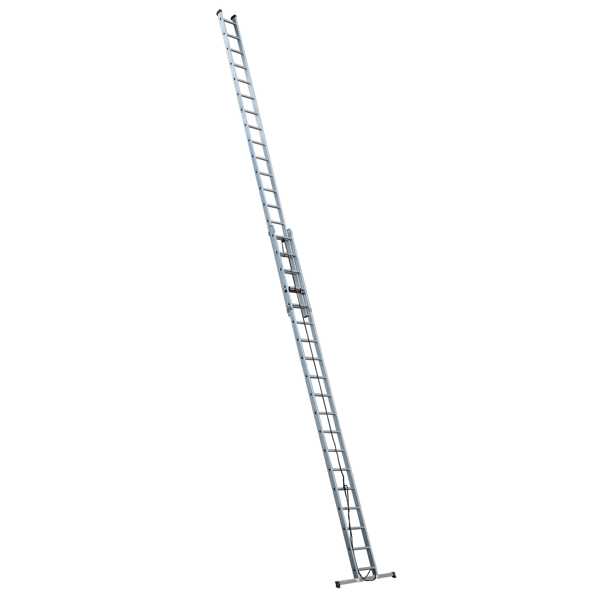 ESCALUX Echelle coulissante à corde 2x19 échelons - 9m45