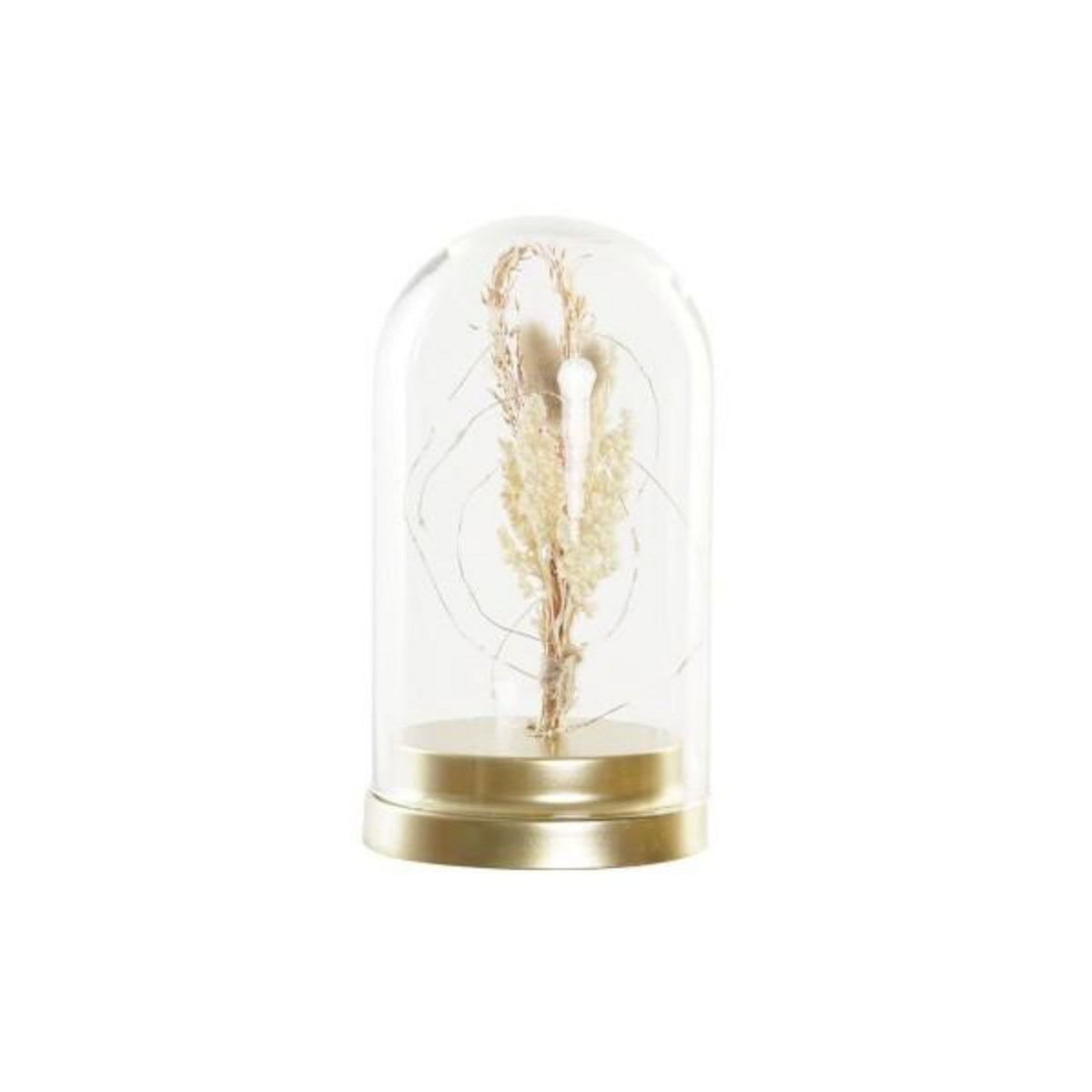 MARKET24 Décoration lumineuse DKD Home Decor Métal Verre Fleur 30 x 40 cm 12 x 12 x 22 cm