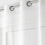 Voir la diapositive 2 : Paris Prix Rideau Voilage à Œillets Maille  Naomie  140x240cm Blanc