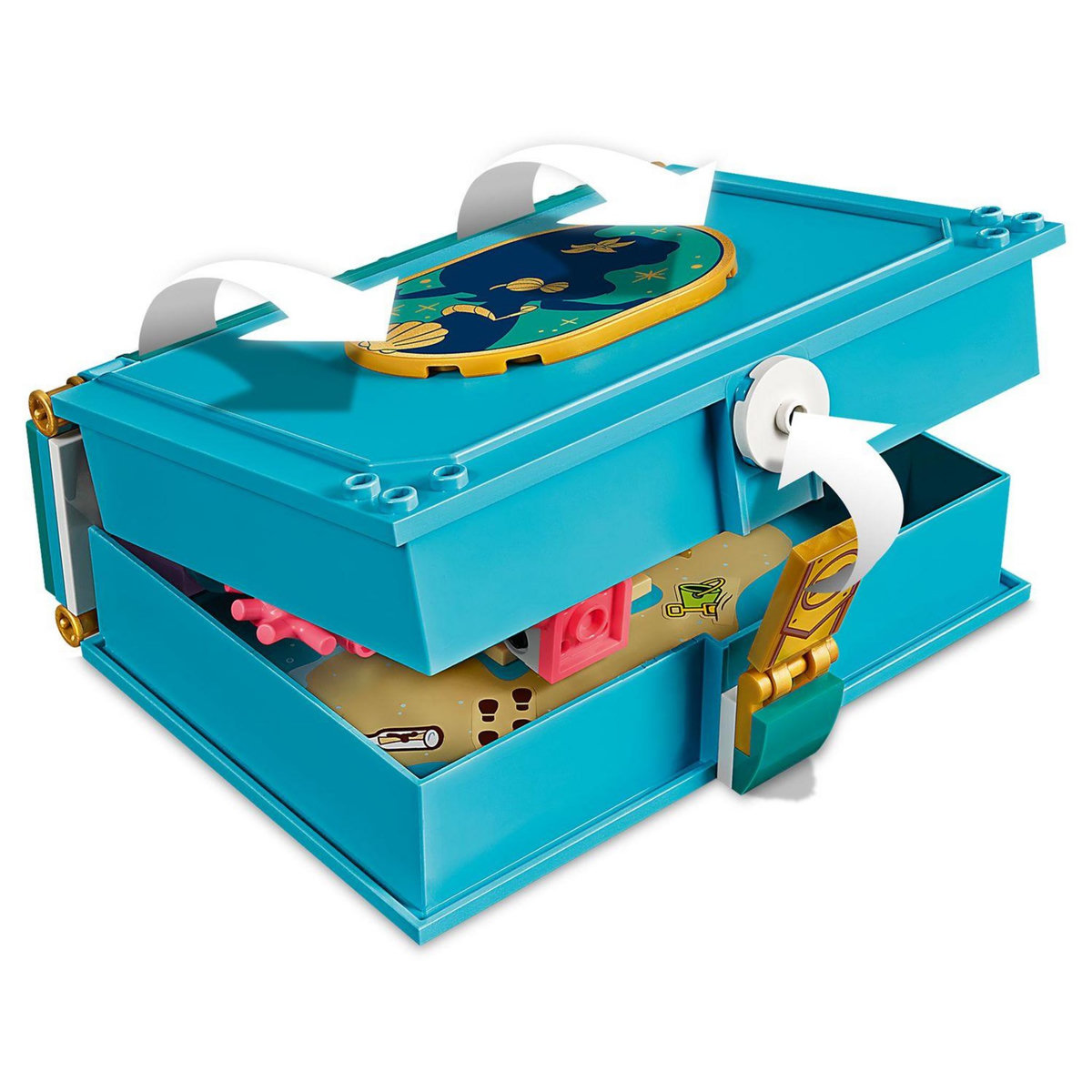 LEGO Princesses Disney 43176- Les Aventures d'Ariel dans un Livre de Contes