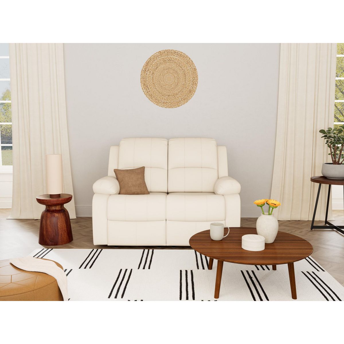 BEST MOBILIER Armand - canapé 2 places relax électrique en simili