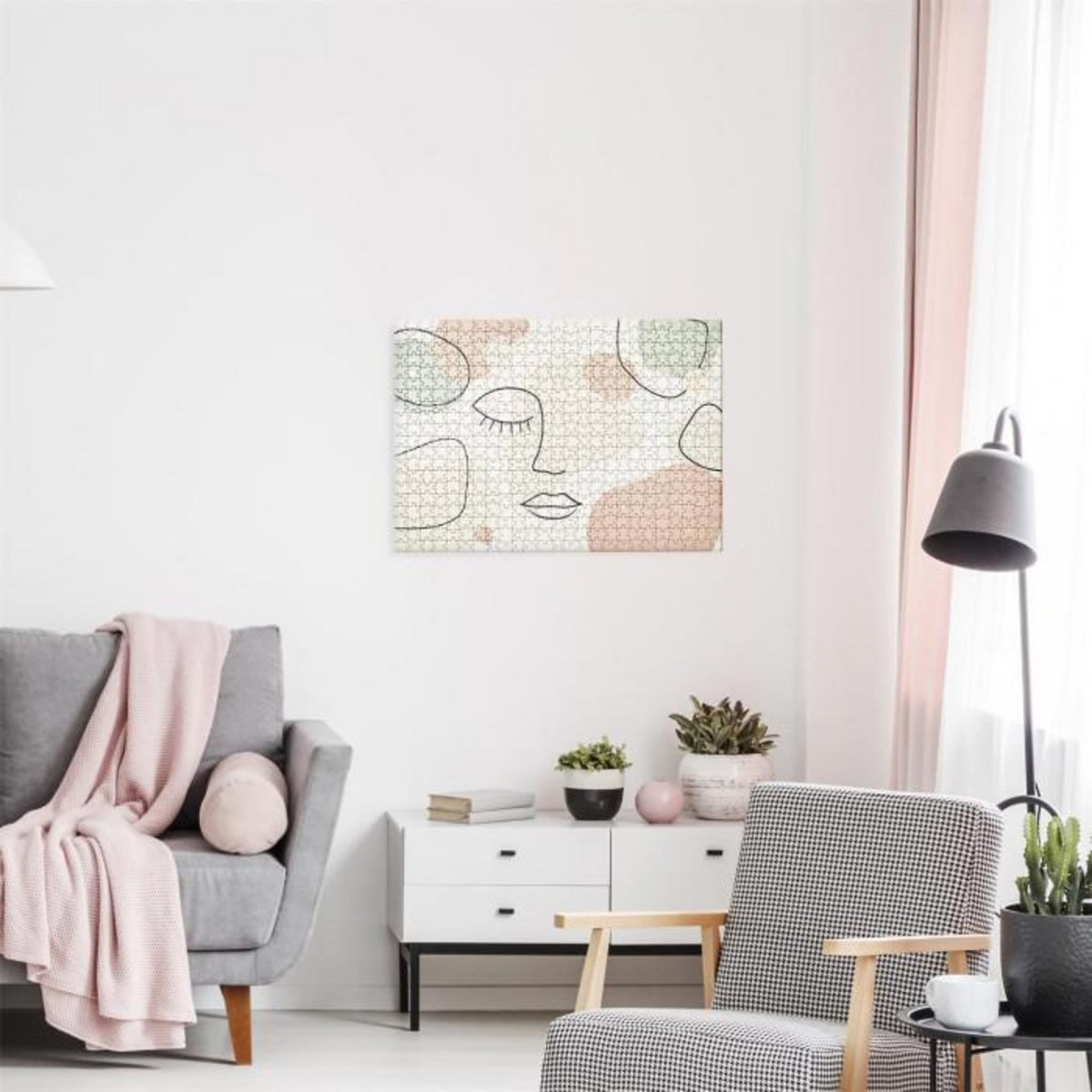 Paris Prix Puzzle Visage  500 Pièces  35x48cm Multicolore