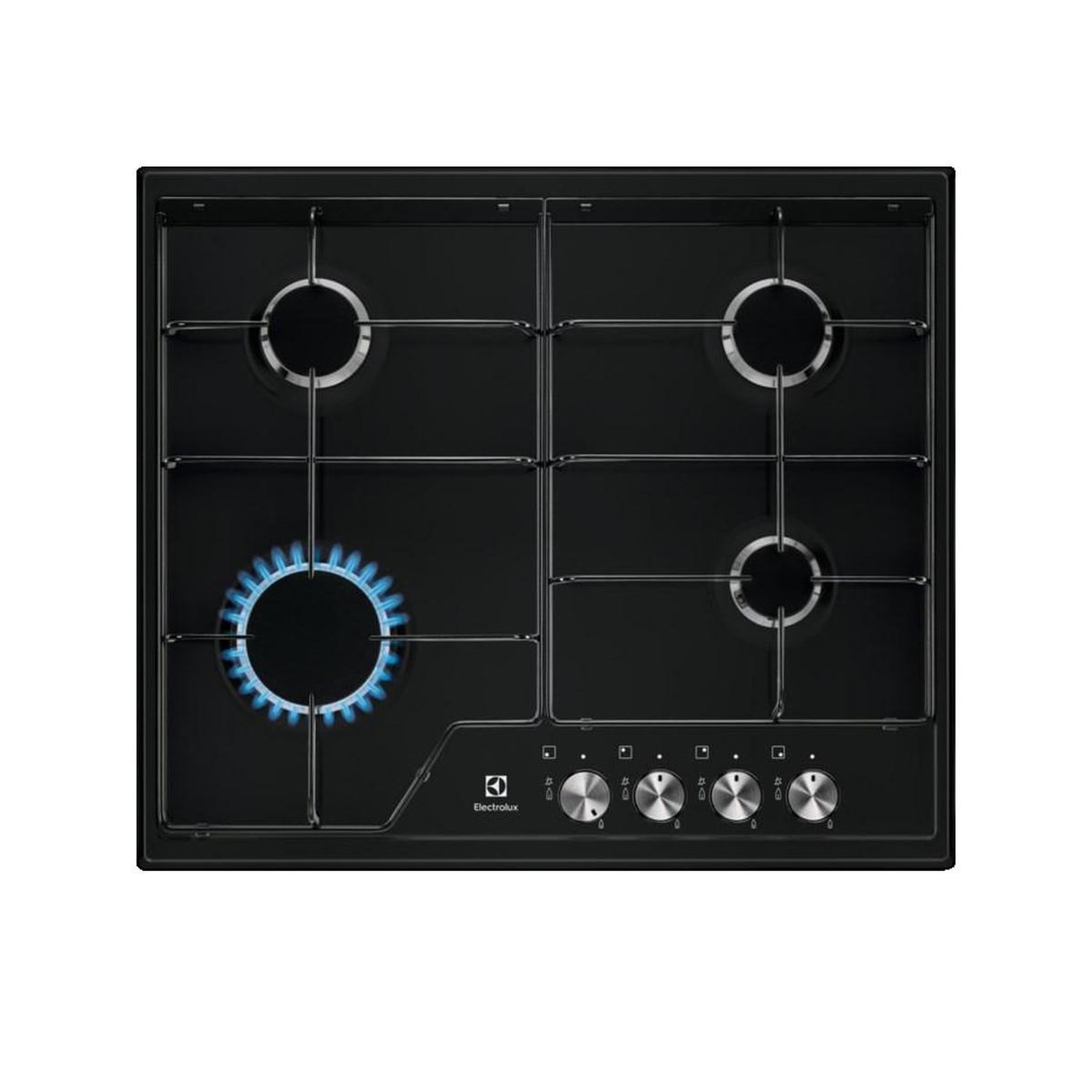ELECTROLUX Plaque de cuisson à gaz egs6424k noire 60cm
