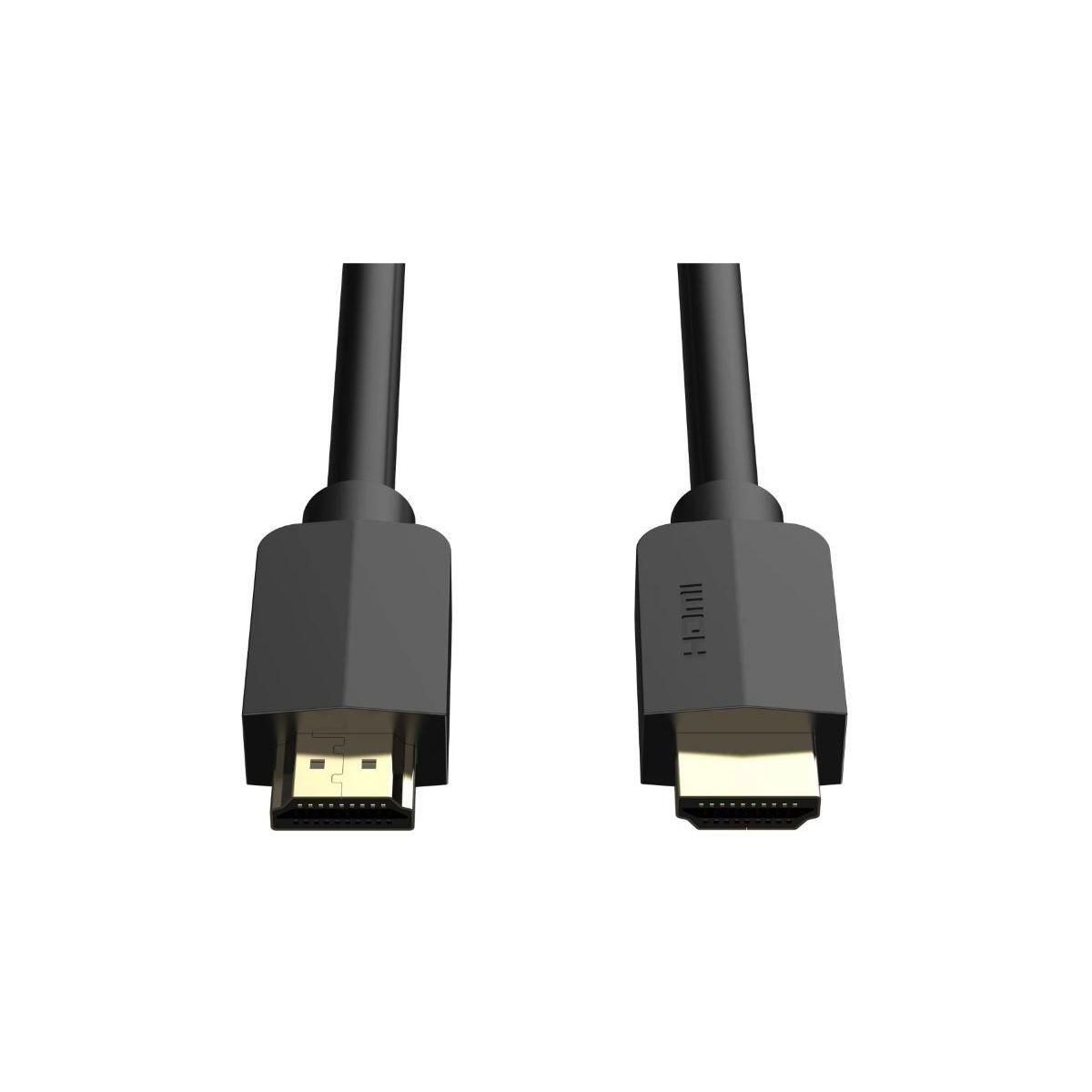 ESSENTIEL B Câble HDMI x2 HDMI 2M noir droit 2.0