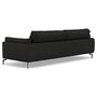 Voir la diapositive 5 : LISA DESIGN Carlos - canapé d'angle gauche 4 places ultra moelleux en tissu texturé
