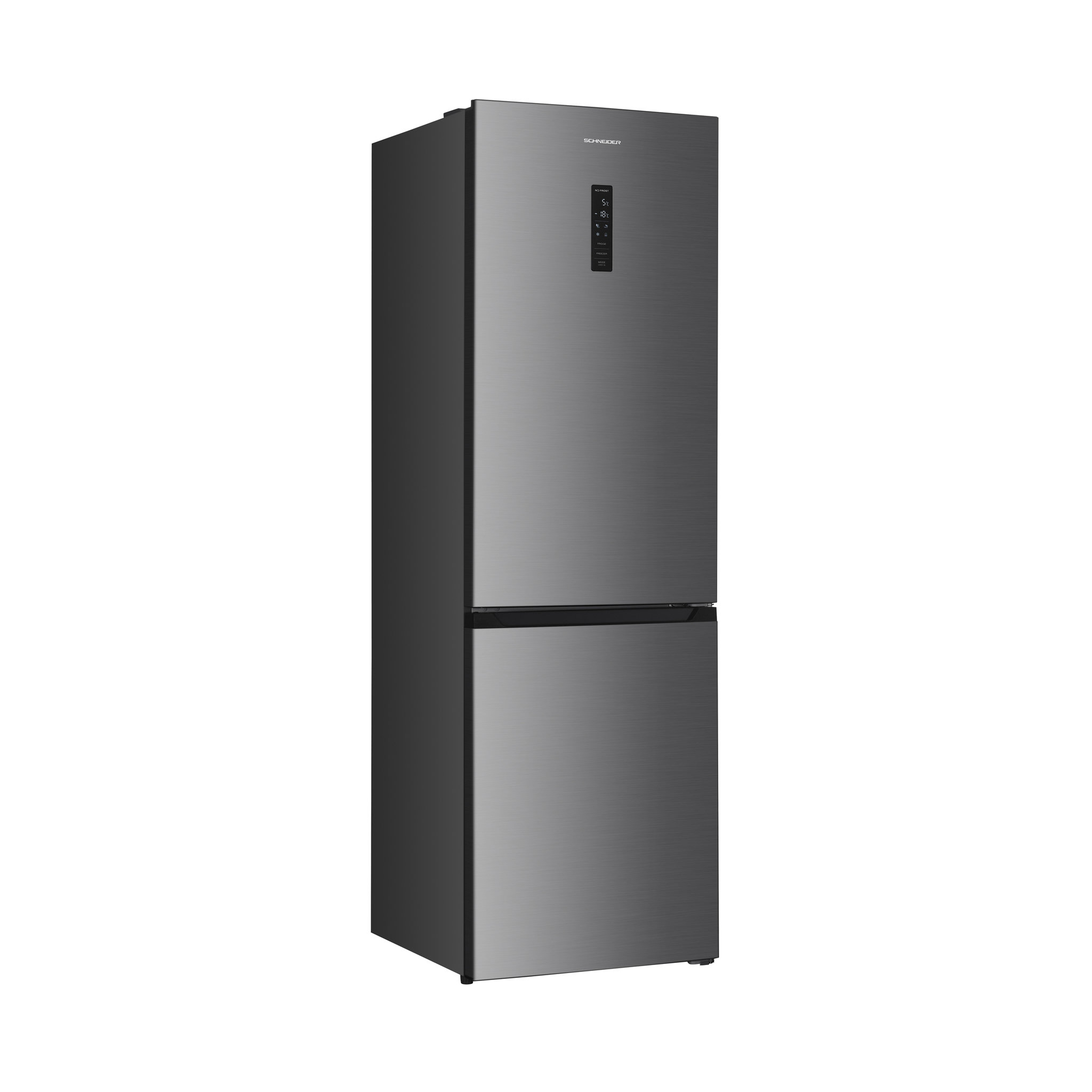 Voir la diapositive 4 : SCHNEIDER Réfrigérateur combiné Inox - SCCB347HDNF-XD