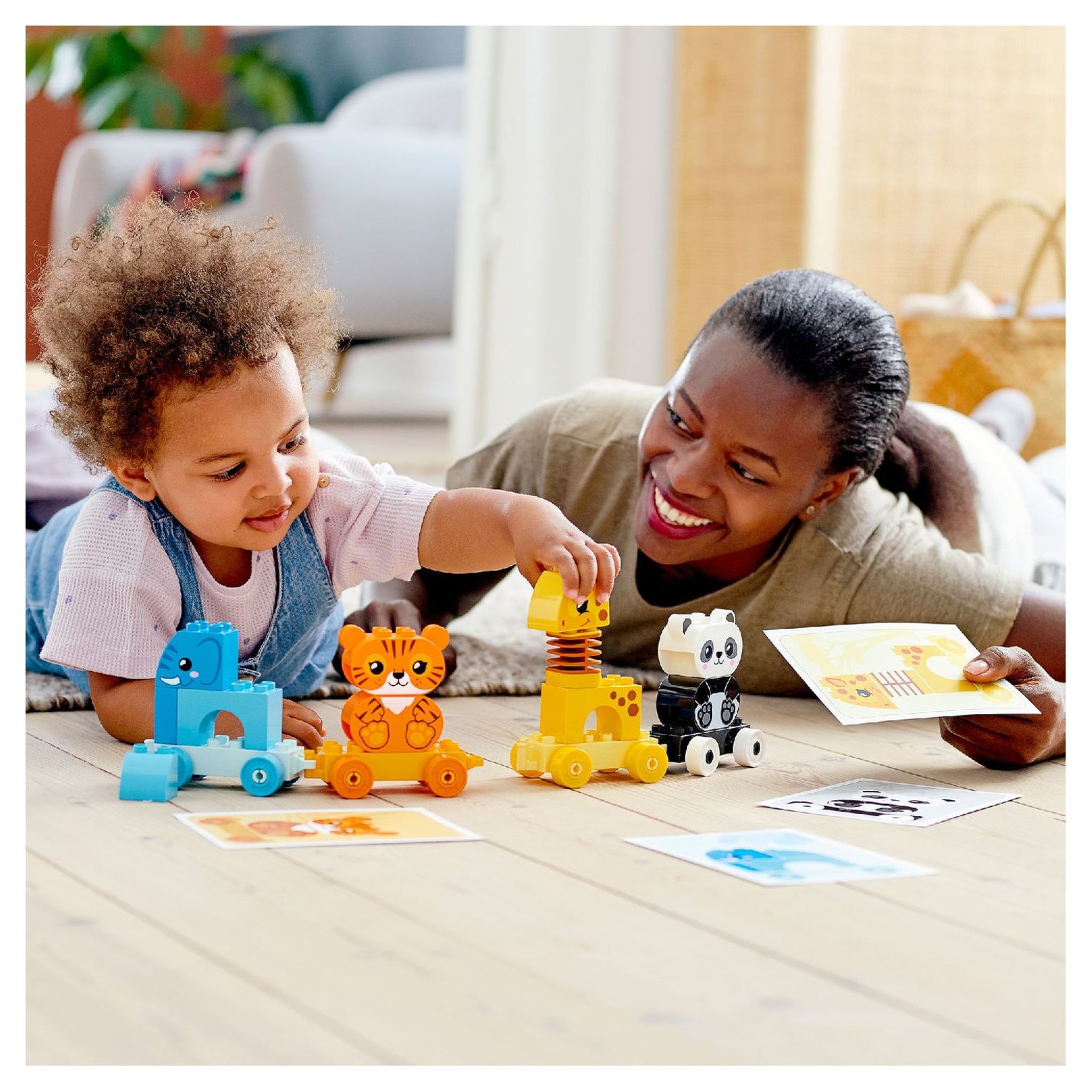 Voir la diapositive 6 : LEGO DUPLO 10955 - My First Le Train des Animaux, Jouet Premier Âge, Jeu Éducatif pour Enfants et Bébés agés de 1 an et plus