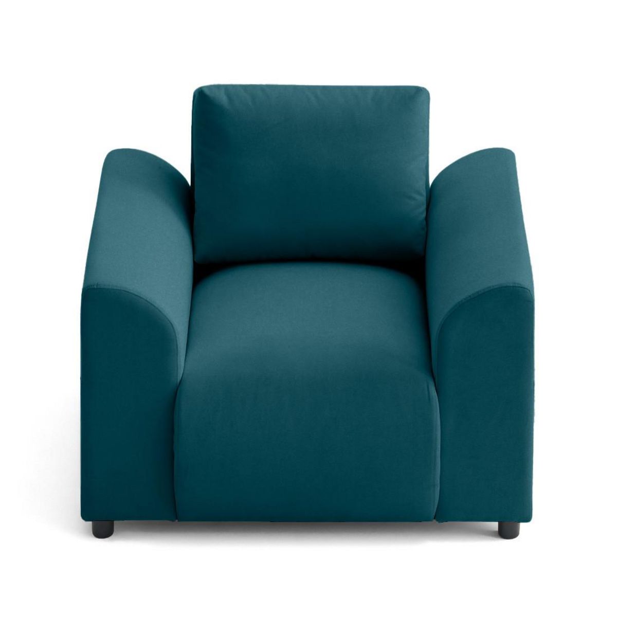 LISA DESIGN Camelia - fauteuil avec poche en velours