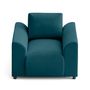 Voir la diapositive 6 : LISA DESIGN Camelia - fauteuil avec poche en velours
