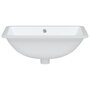 Voir la diapositive 4 : VIDAXL Evier salle de bain blanc rectangulaire ceramique
