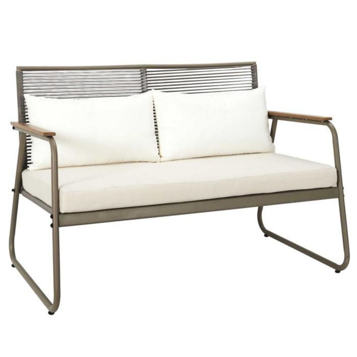 Paris Prix Salon de Jardin 4 Pièces  Palma  105cm Beige