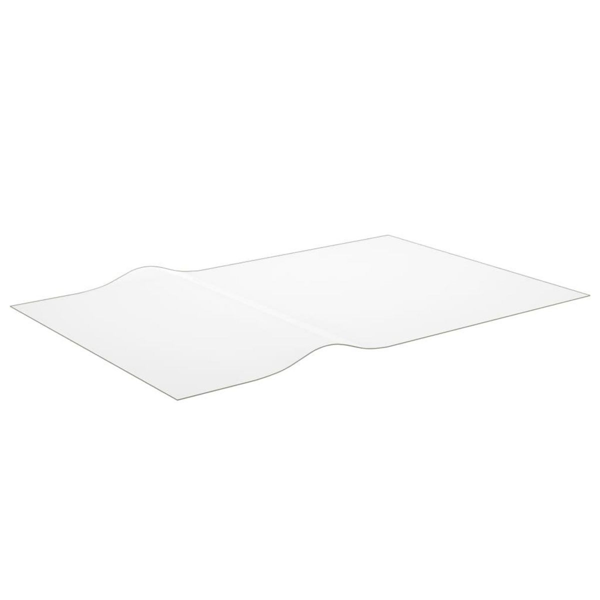 VIDAXL Protecteur de table transparent 100x60 cm 2 mm PVC