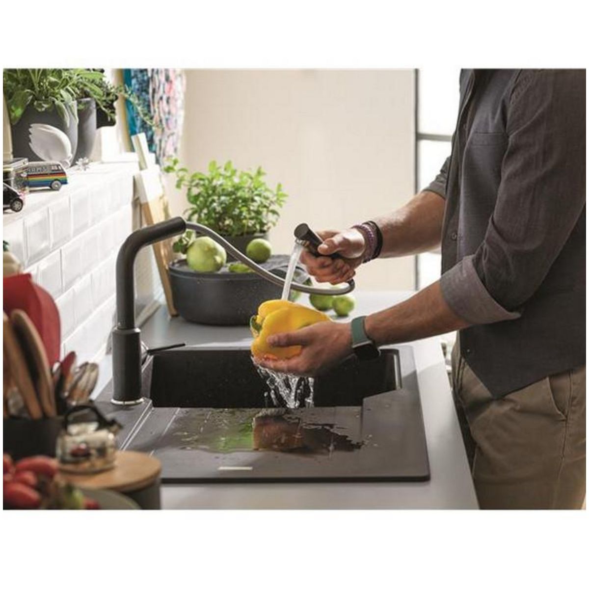 franke Mitigeur avec douchette onyx - 745369