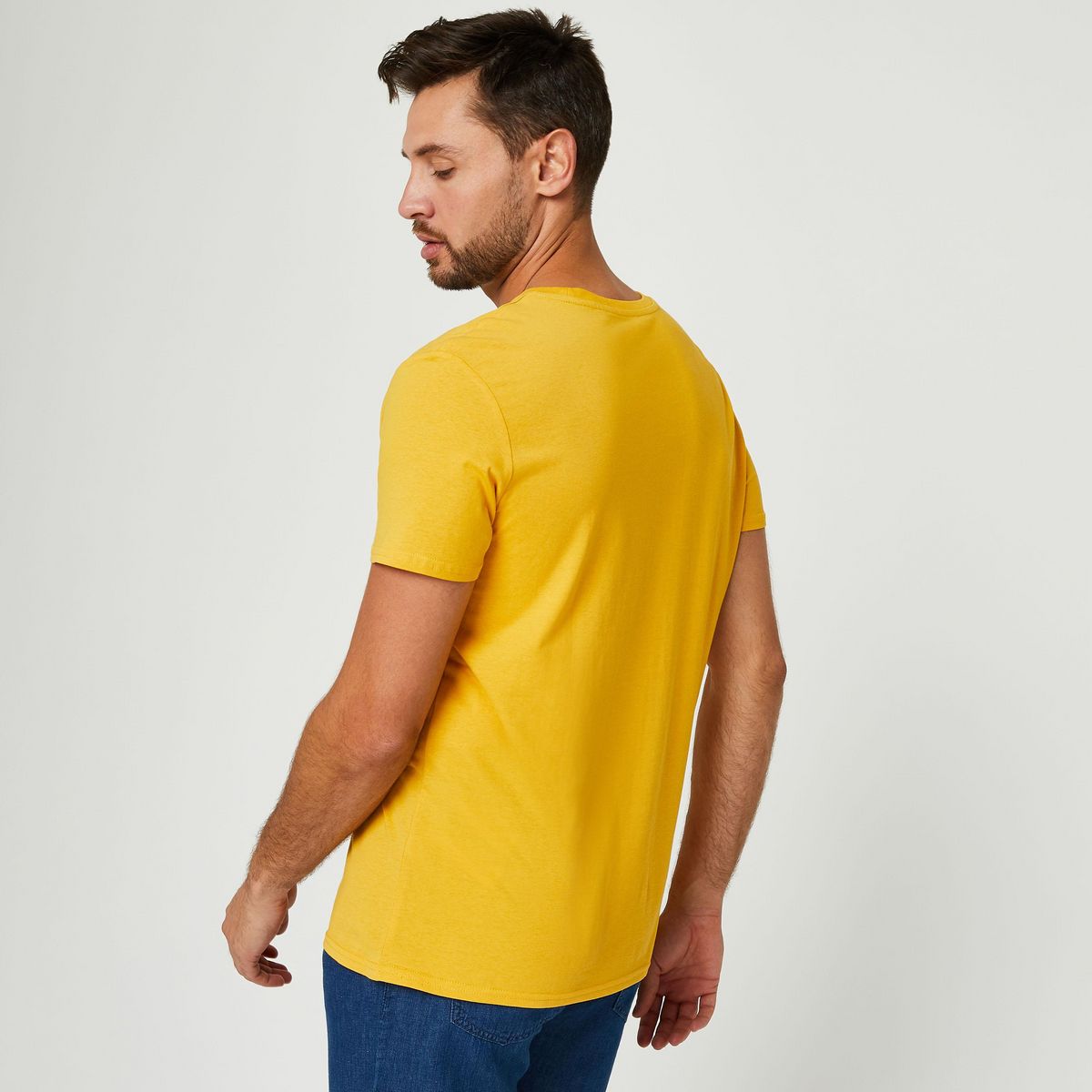 IN EXTENSO T-shirt homme Jaune taille S
