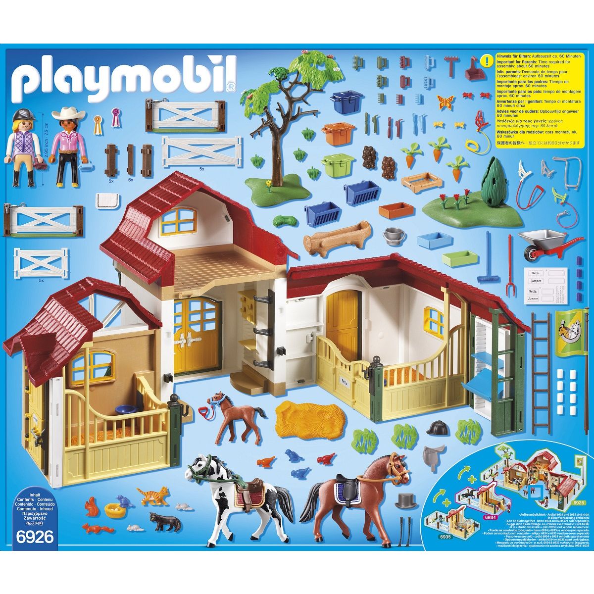 PLAYMOBIL 6926 - Country - Club d'équitation 