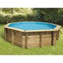 Voir la diapositive 1 : Ubbink Piscine bois Océa 5,10 x 1,20 m - Liner gris - Ubbink