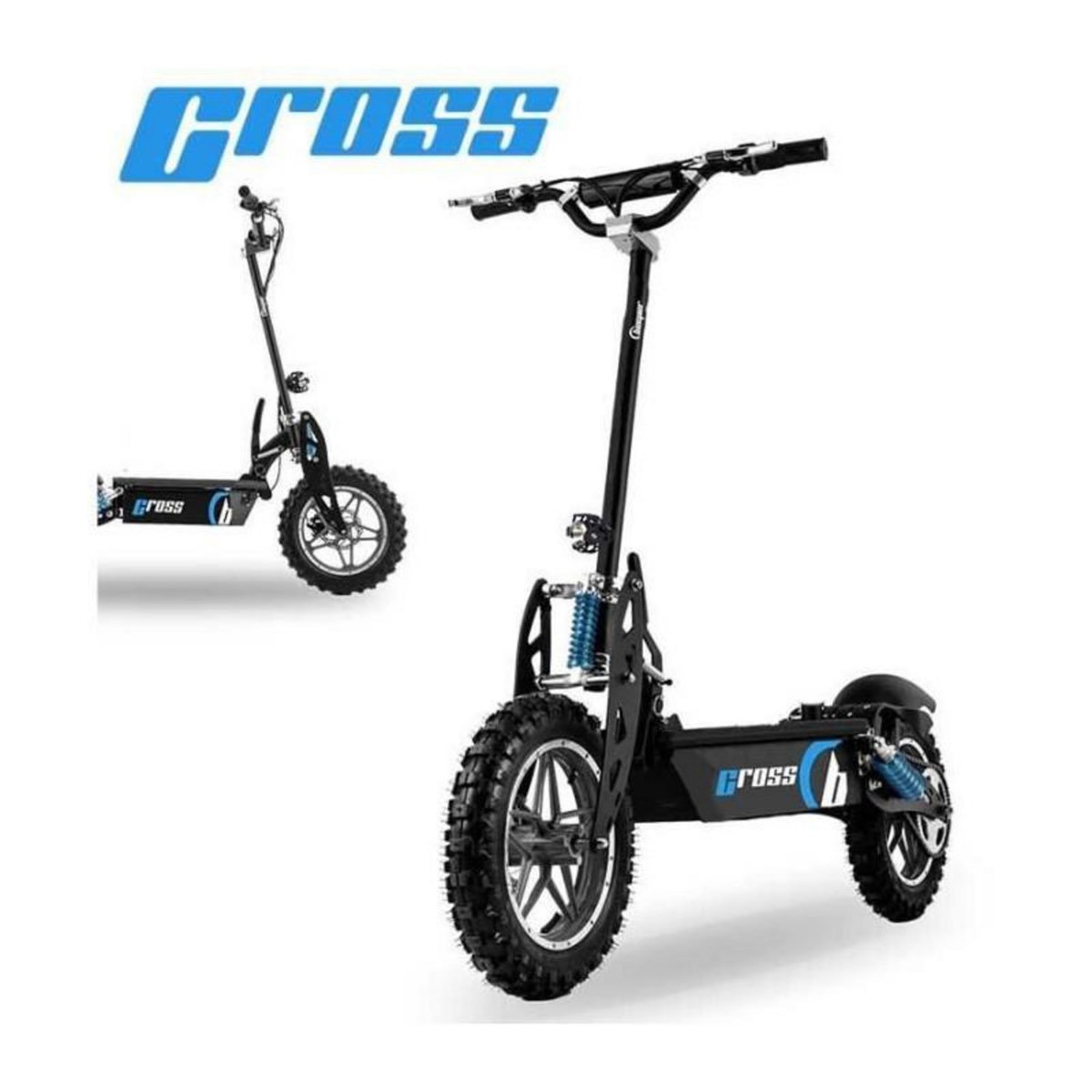 BEEPER Trottinette Electrique Cross FX1600-S - BEEPER - 14 - 1600W - Noir