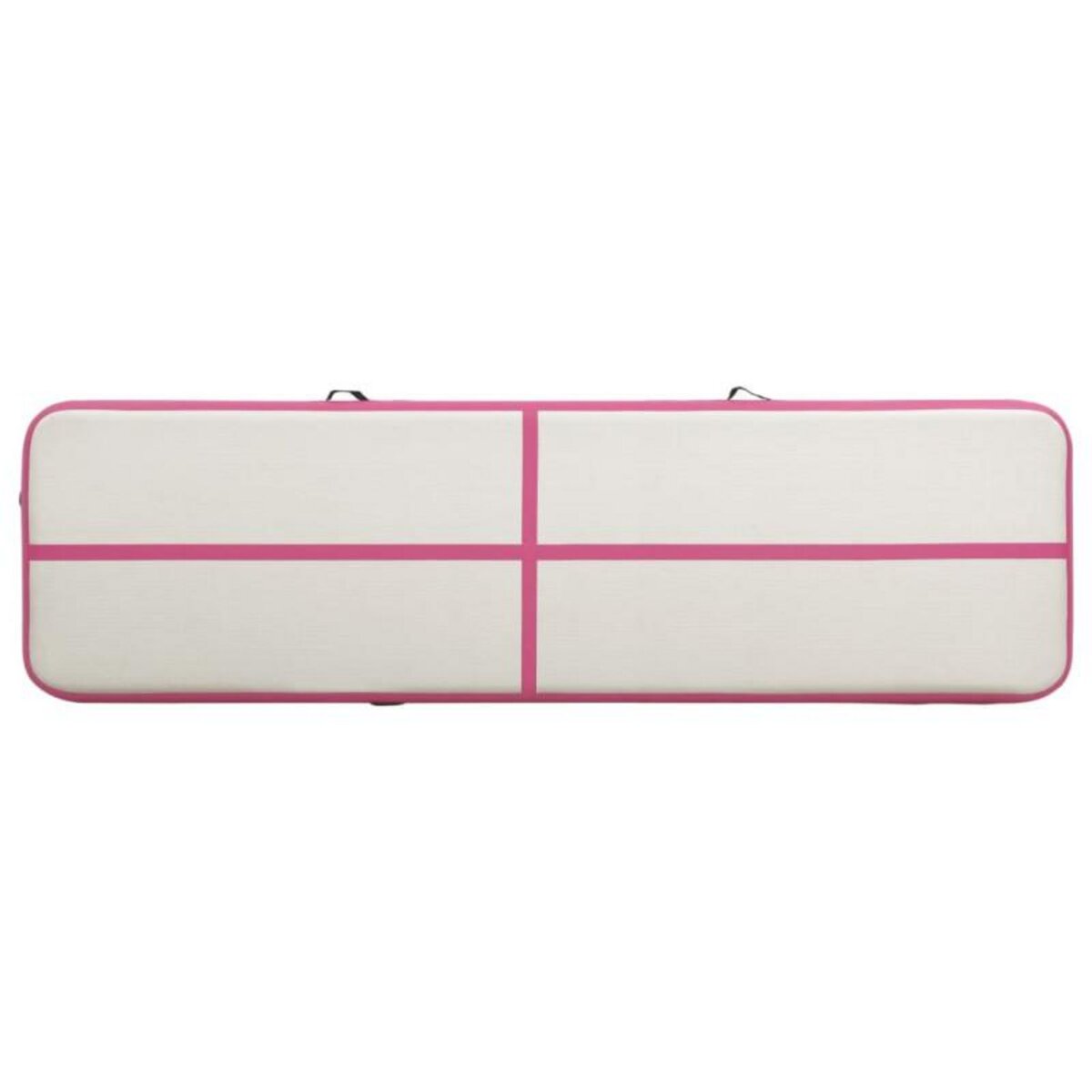 VIDAXL Tapis gonflable de gymnastique avec pompe 700x100x15cm PVC Rose