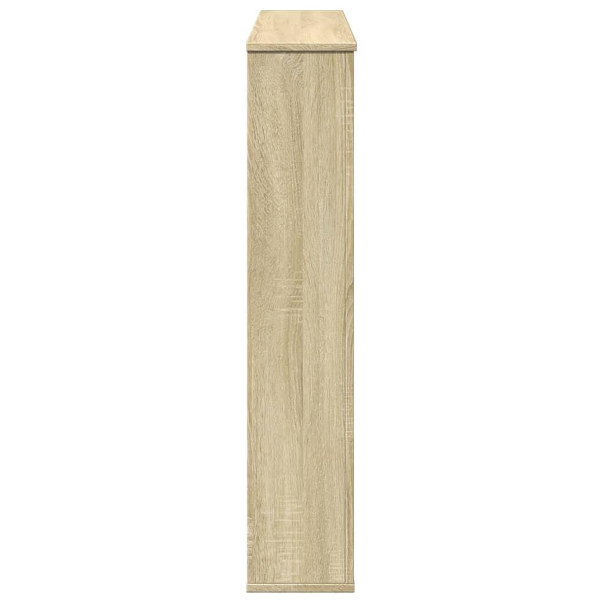 Voir la diapositive 5 : VIDAXL Cadre de cheminee chene sonoma 100x20x100 cm bois d'ingenierie