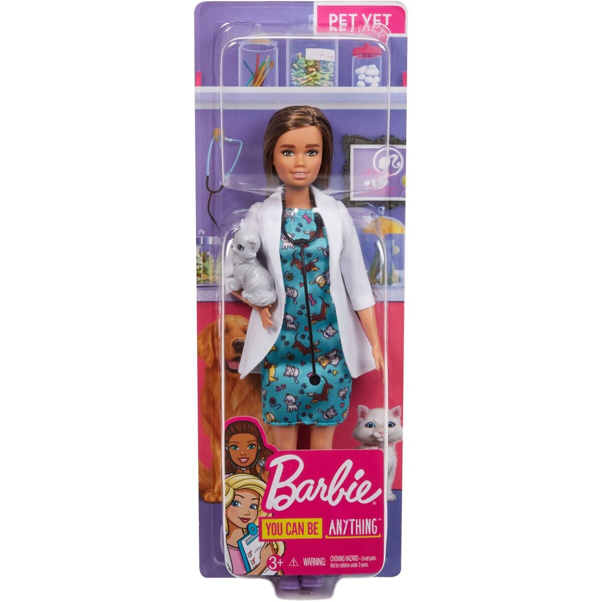 BARBIE Poupée Barbie Métiers de rêves - Vétérinaire
