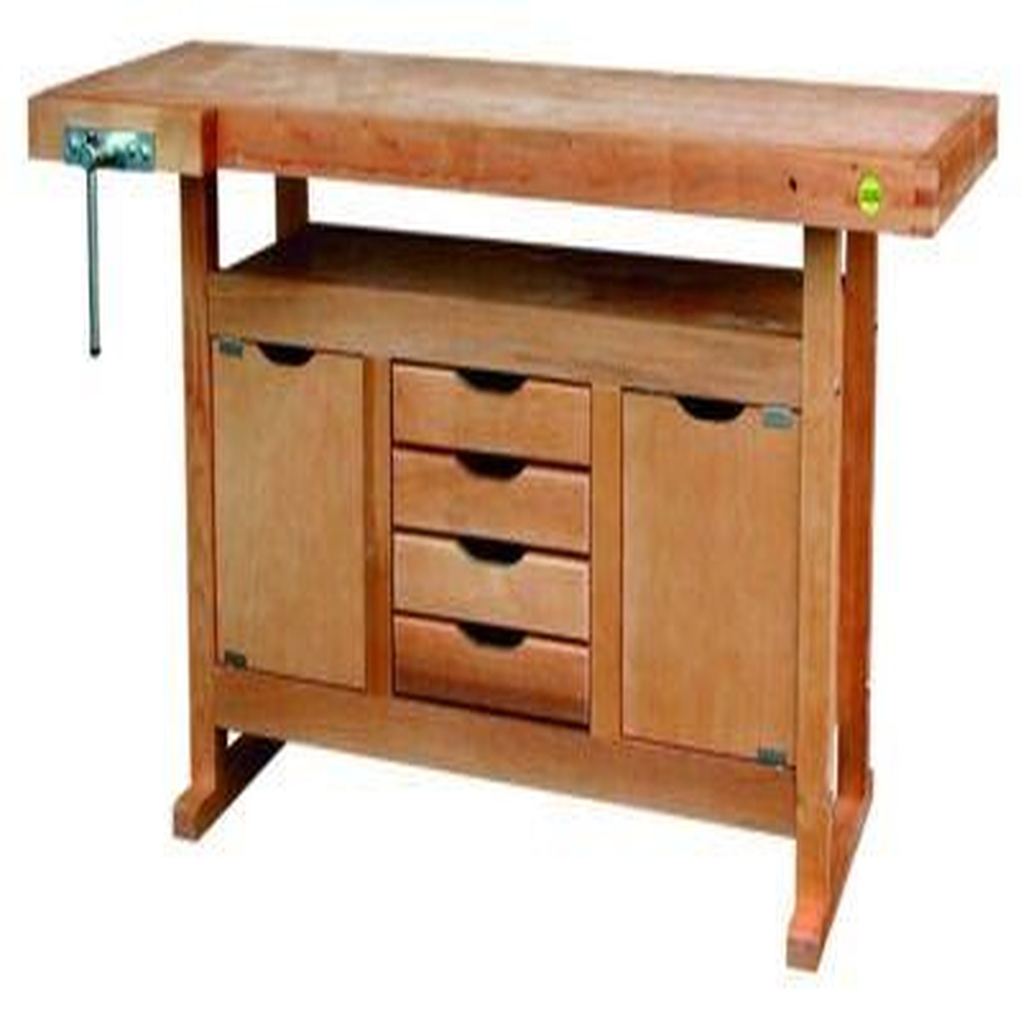 OUTIFRANCE Etabli bois 1.50X0.50 4 Tiroirs