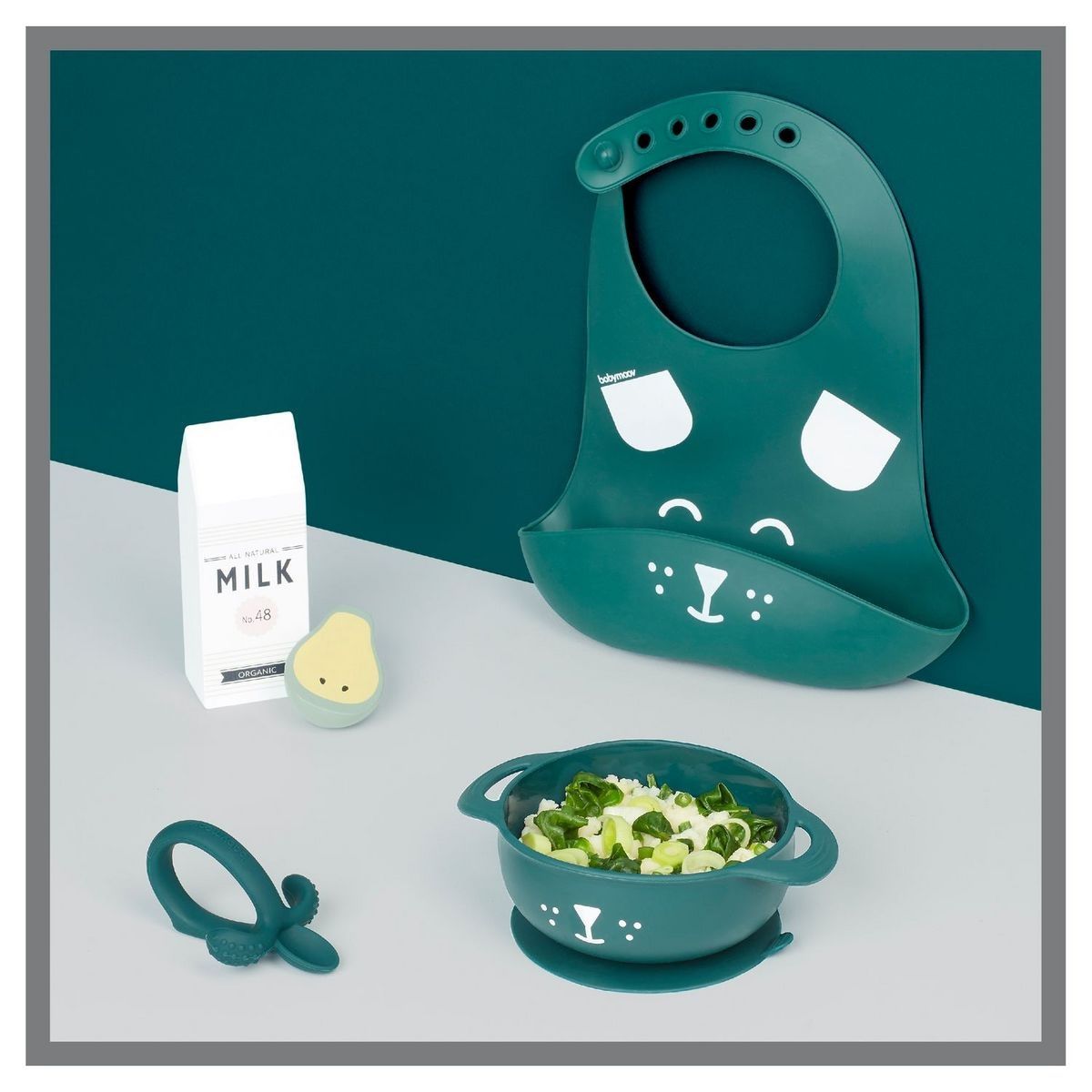 BABYMOOV Kit repas en silicone FIRST'ISY