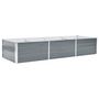 Voir la diapositive 2 : VIDAXL Lit sureleve de jardin Acier galvanise 240x80x45 cm Gris