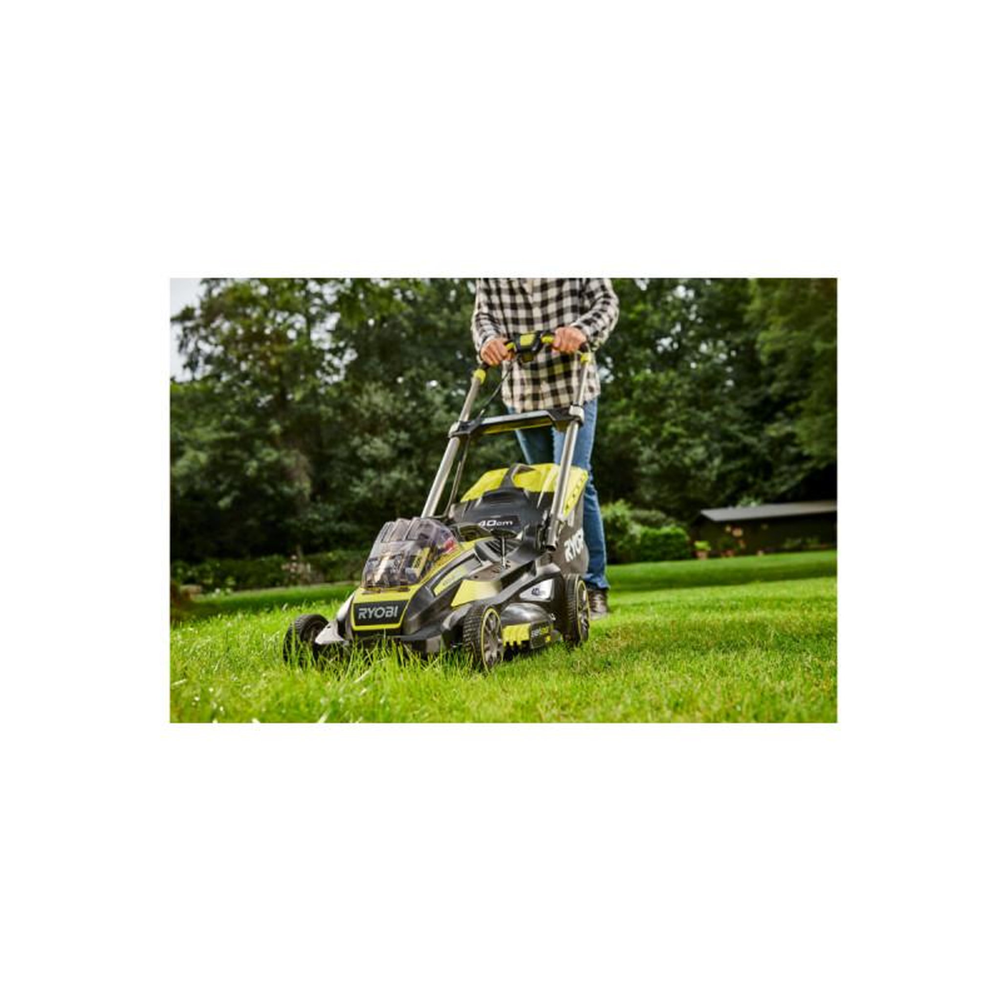 Voir la diapositive 2 : Ryobi Tondeuse RYOBI 36V MaxPower - coupe 40cm - 1 batterie 6,0Ah - 1 chargeur - RLM36X41H60PG