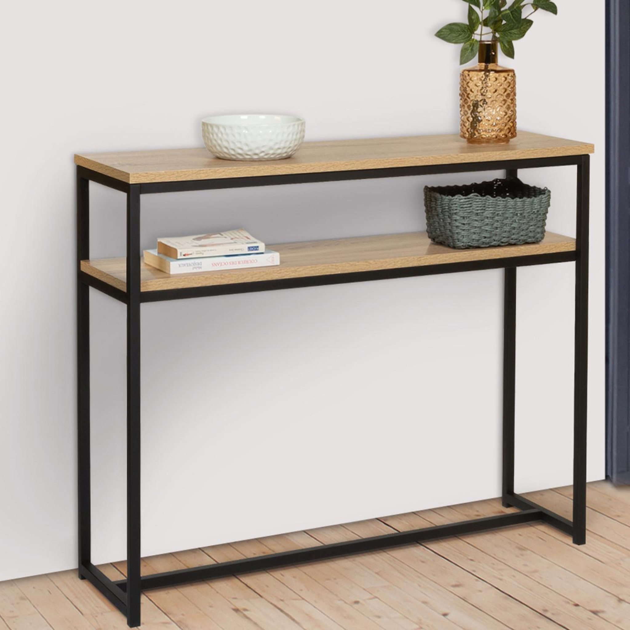 Voir la diapositive 2 : ID MARKET Console double detroit design industriel