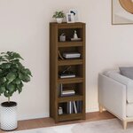VIDAXL Bibliotheque Marron miel 50x35x154 cm Bois de pin massif