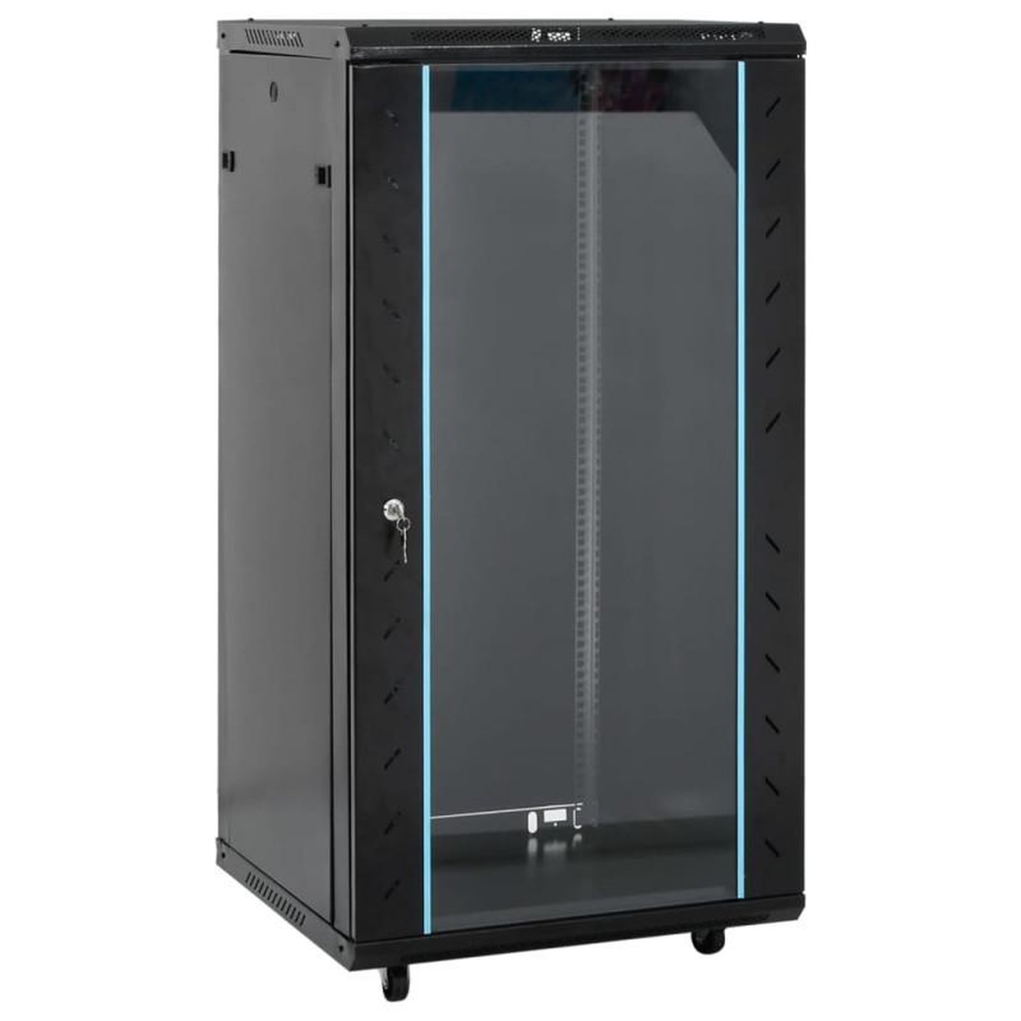VIDAXL Coffret de réseau à pieds pivotants 22U 19 IP20 60x60x120 cm