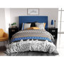 Voir la diapositive 1 : ATELIER DU COTON Parure housse de couette 100% coton 57fils- toki