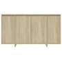 Voir la diapositive 5 : VIDAXL Buffet chene sonoma 135x41x75 cm bois d'ingenierie