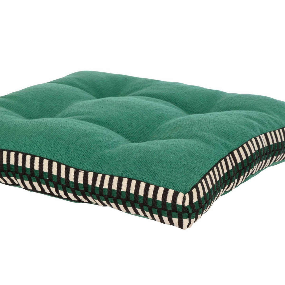 ATMOSPHERA Galette de chaise matelassée MALAKITE - Vert cèdre