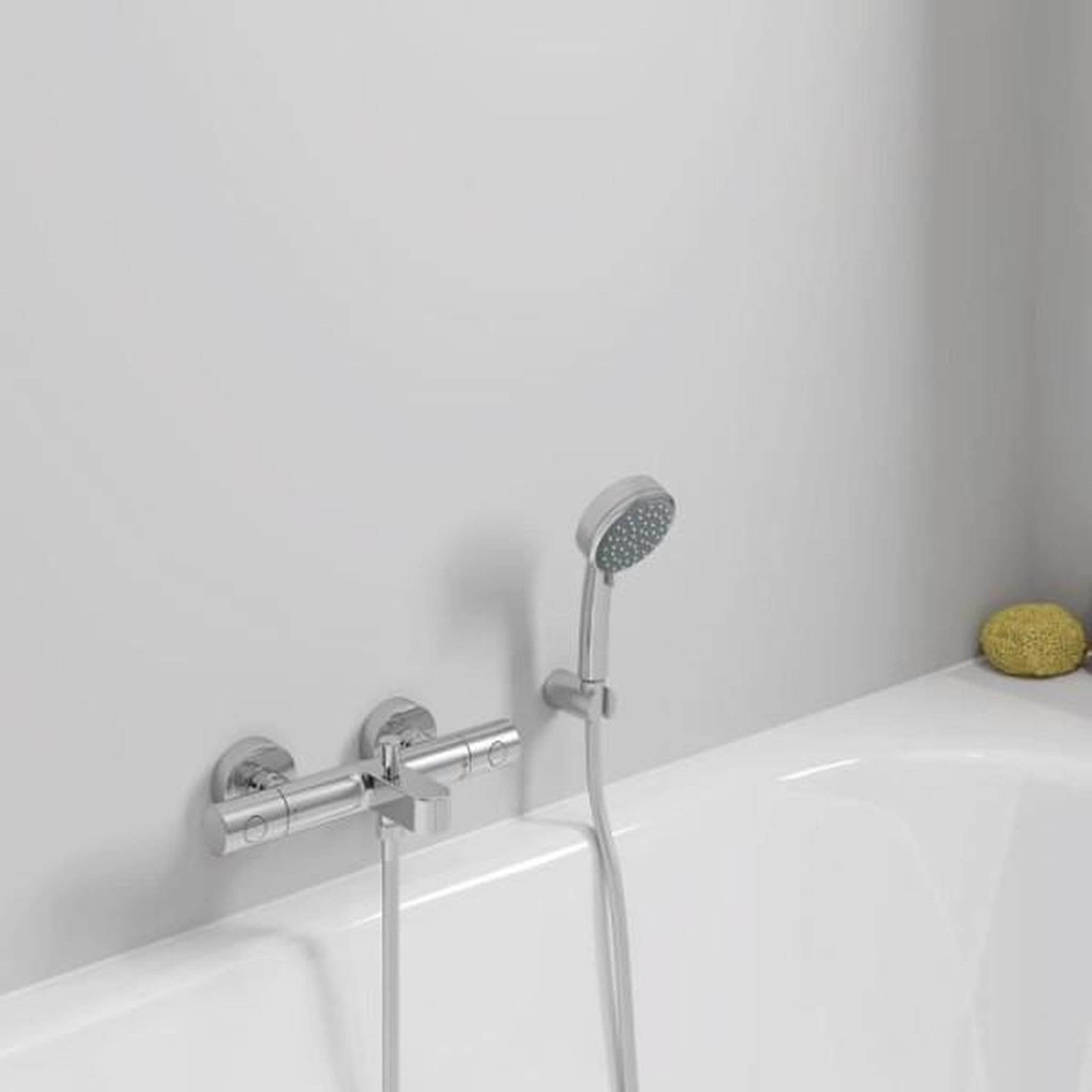 Voir la diapositive 4 : Grohe Mitigeur thermostatique bain douche grohe precision get - montage mural - chromé