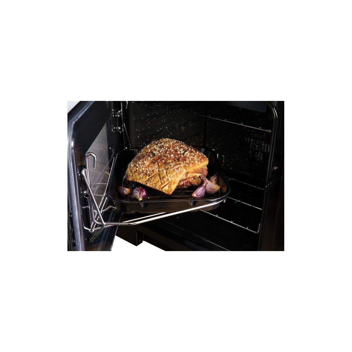 Falcon Piano de cuisson gaz KITCHENER 90 NOIR + WOK ET PLANCHA