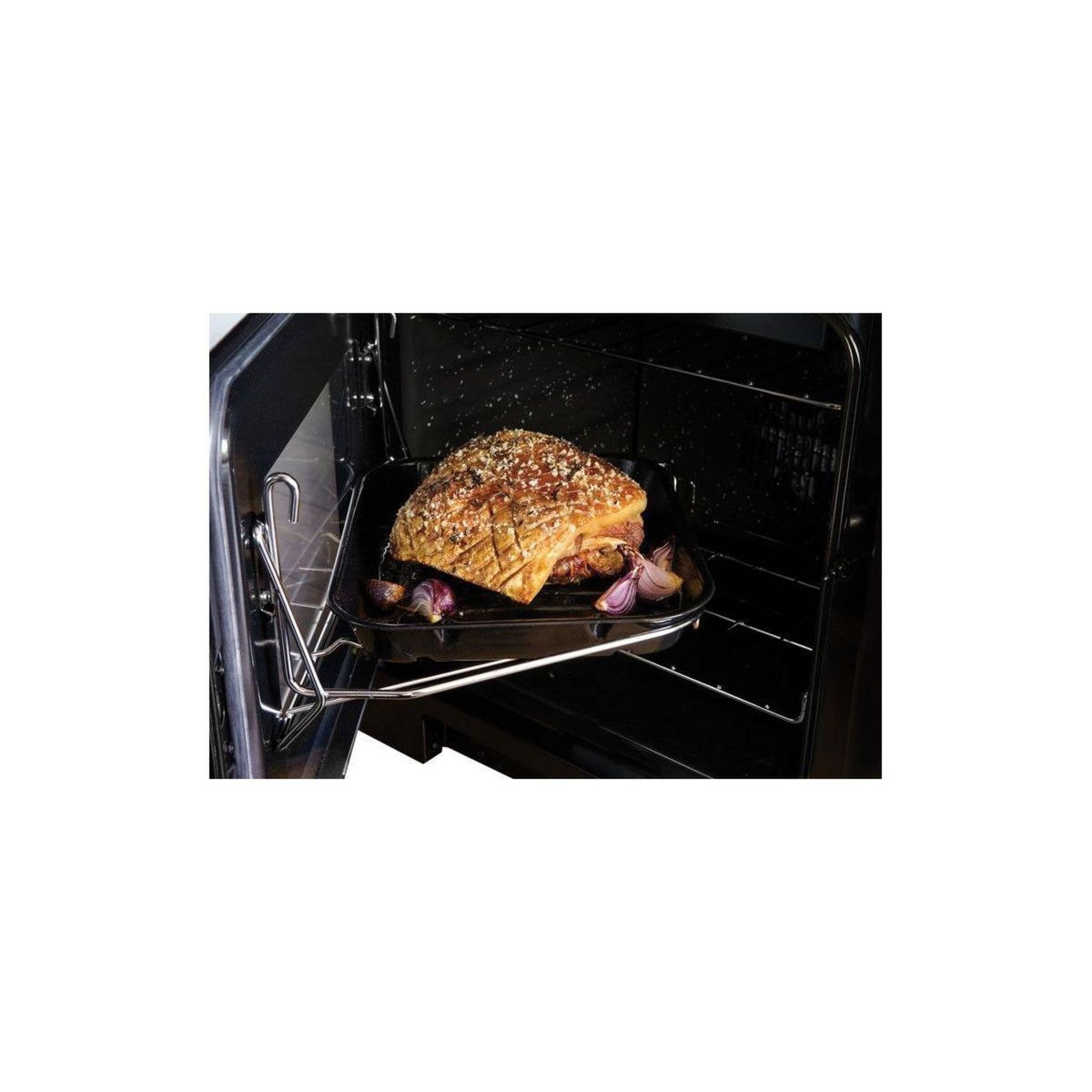 Falcon Piano de cuisson gaz KITCHENER 90 NOIR + WOK ET PLANCHA