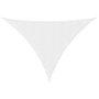 Voir la diapositive 2 : VIDAXL Voile de parasol tissu oxford triangulaire 4x5x5 m blanc