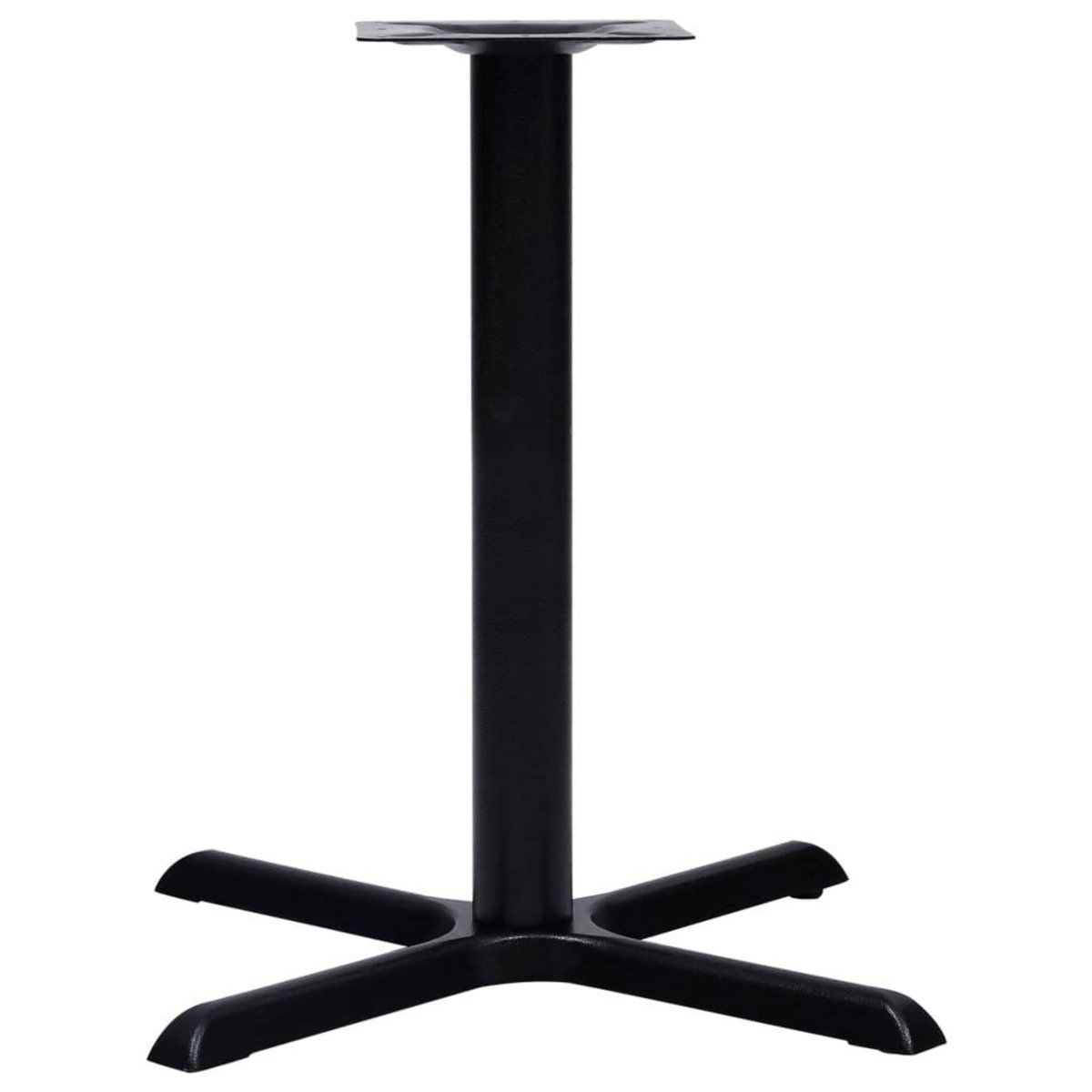 VIDAXL Pied de table de bistro noir 76x76x72 cm fonte