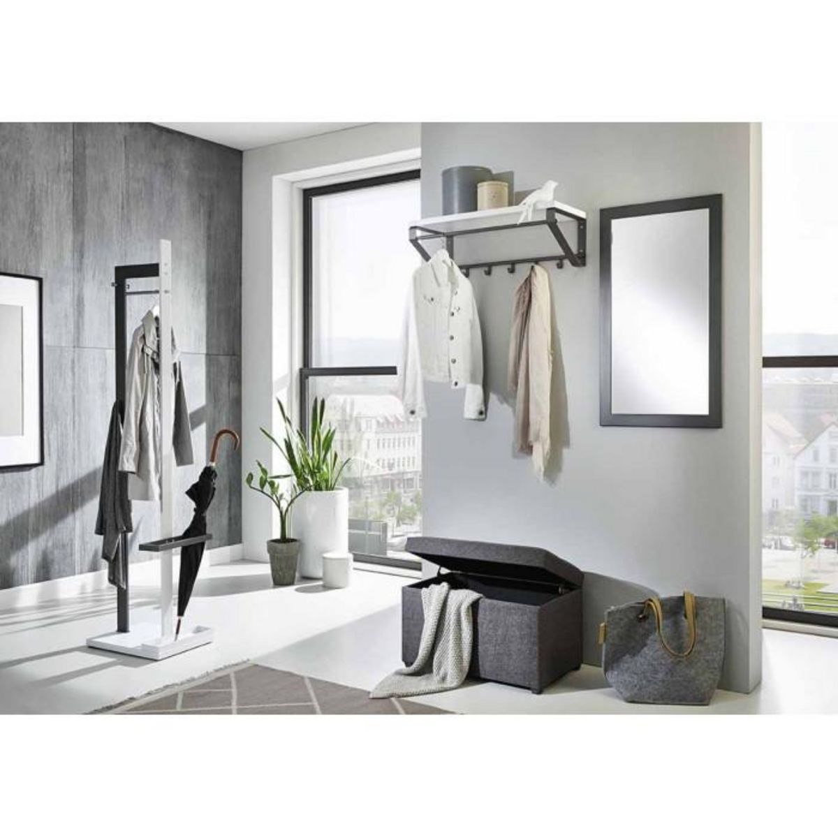 Paris Prix Patère Murale Design  Kare  70cm Blanc