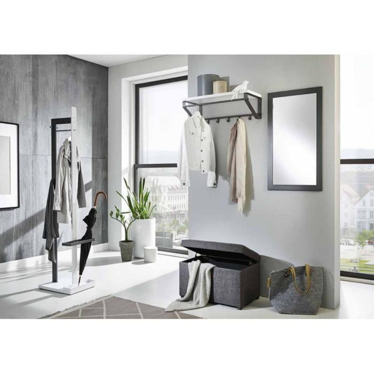 Paris Prix Patère Murale Design  Kare  70cm Blanc