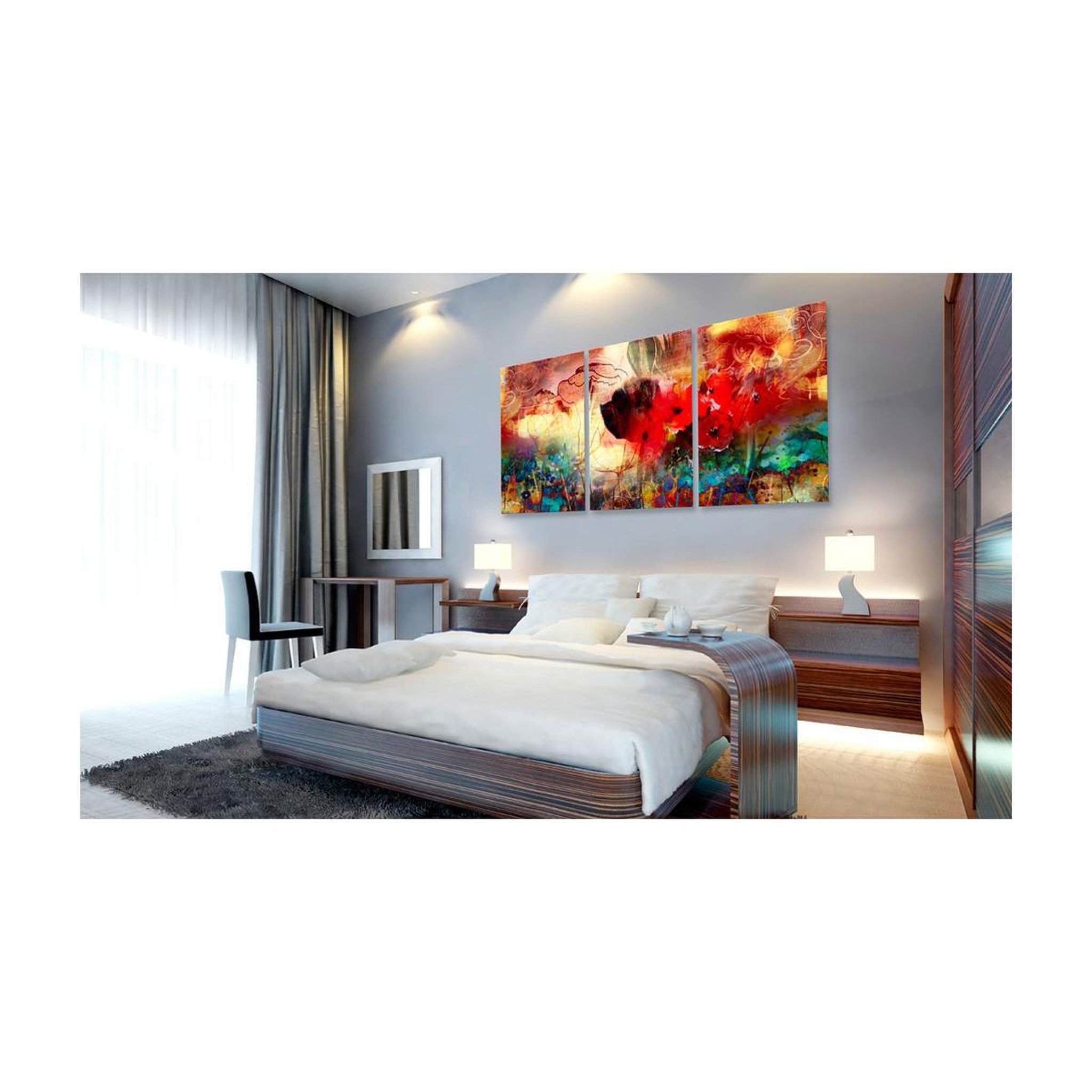 Voir la diapositive 2 : Paris Prix Tableau imprimé  garden of colours